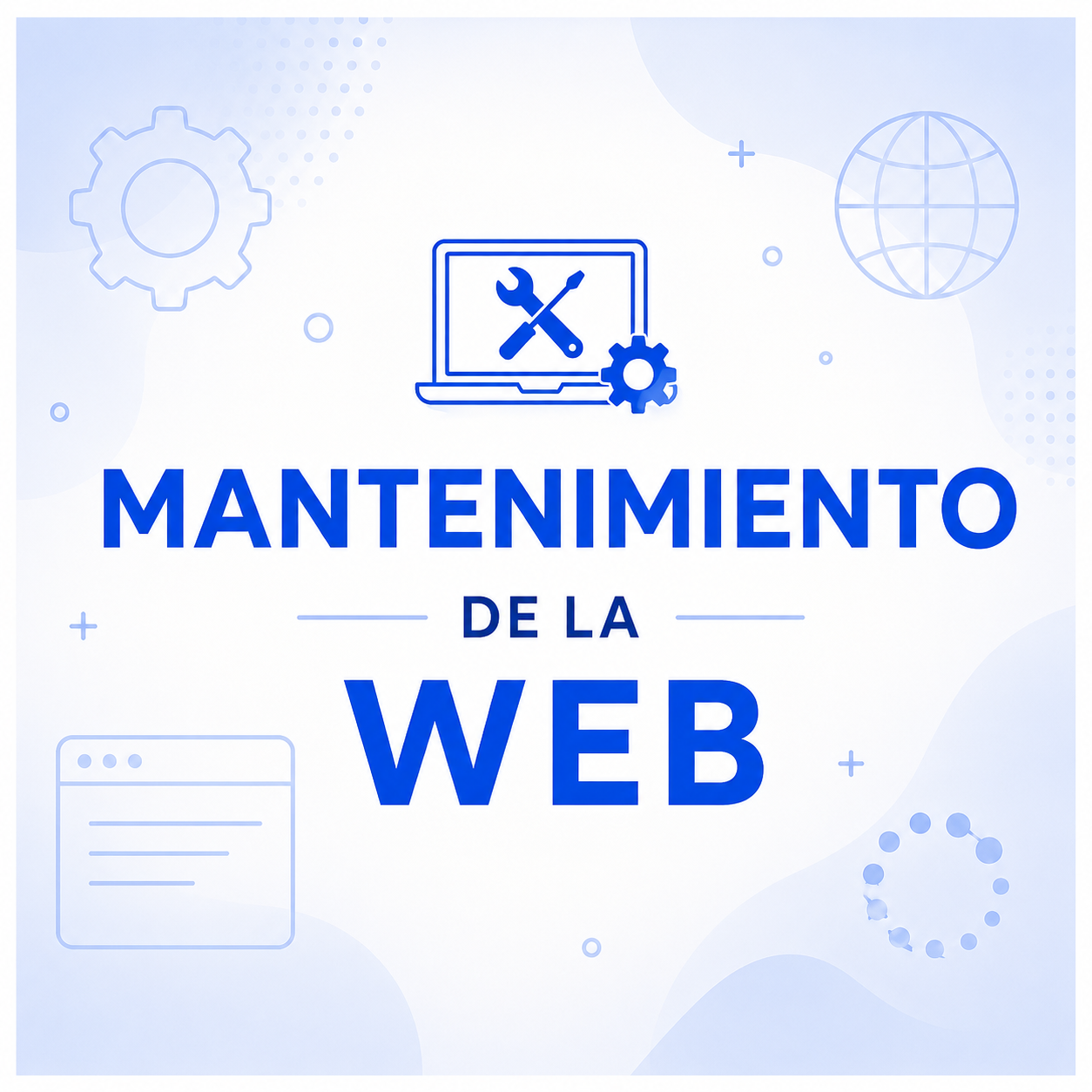 Mantenimiento de la Web.🔧